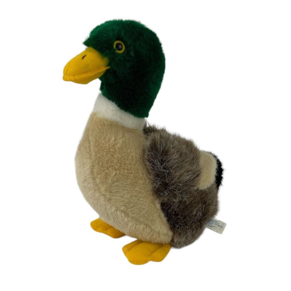 Genich Int'l‎ Mallard Duck 10" Plush Stuffed Animal Toy Vintage RARE